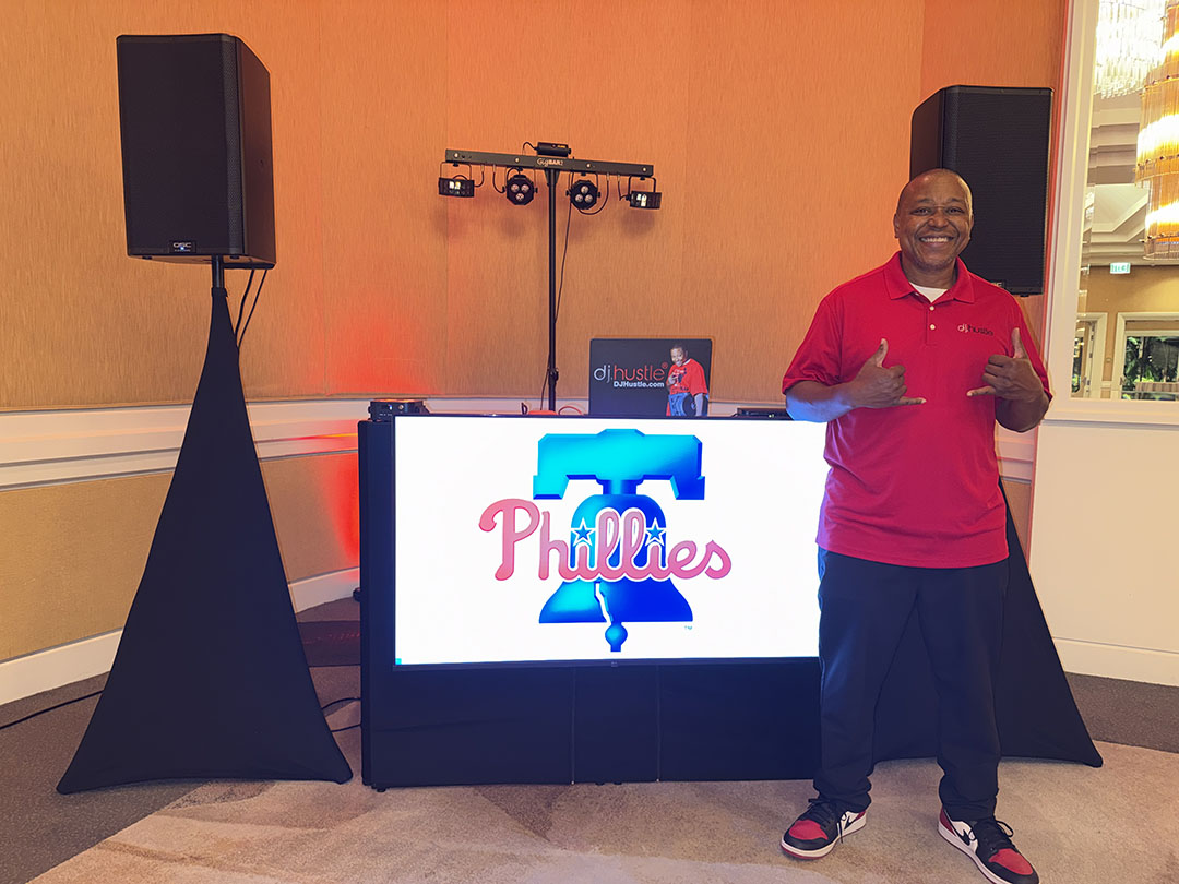 DJ Hustle Provides DJ and Karaoke Entertainment for Philadelphia Phillies Private Event in Newport Beach